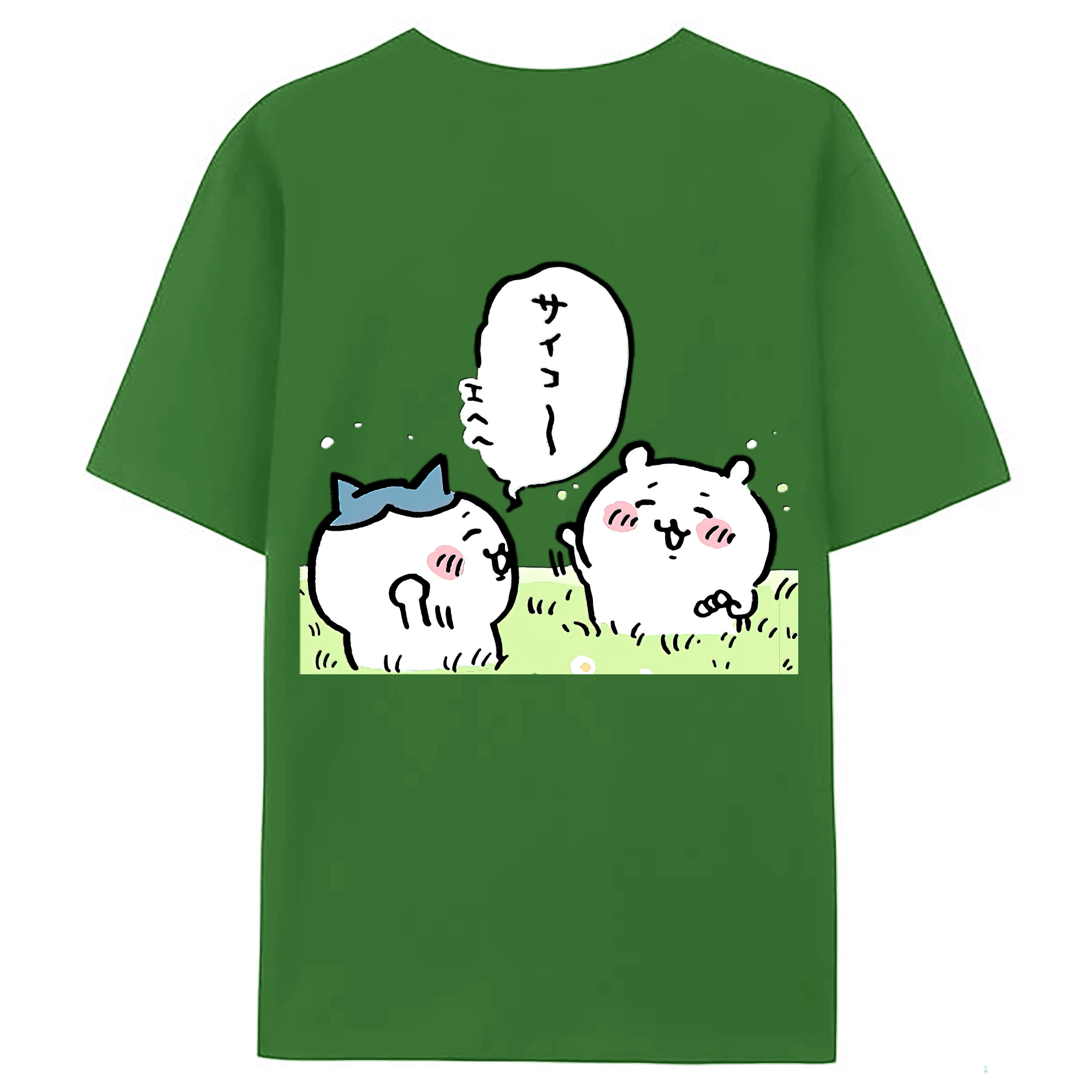 （画像用） ちいかわ ちいかわ Chii-kawa chiikawa レディース半袖Tシャツ(バックプリント)